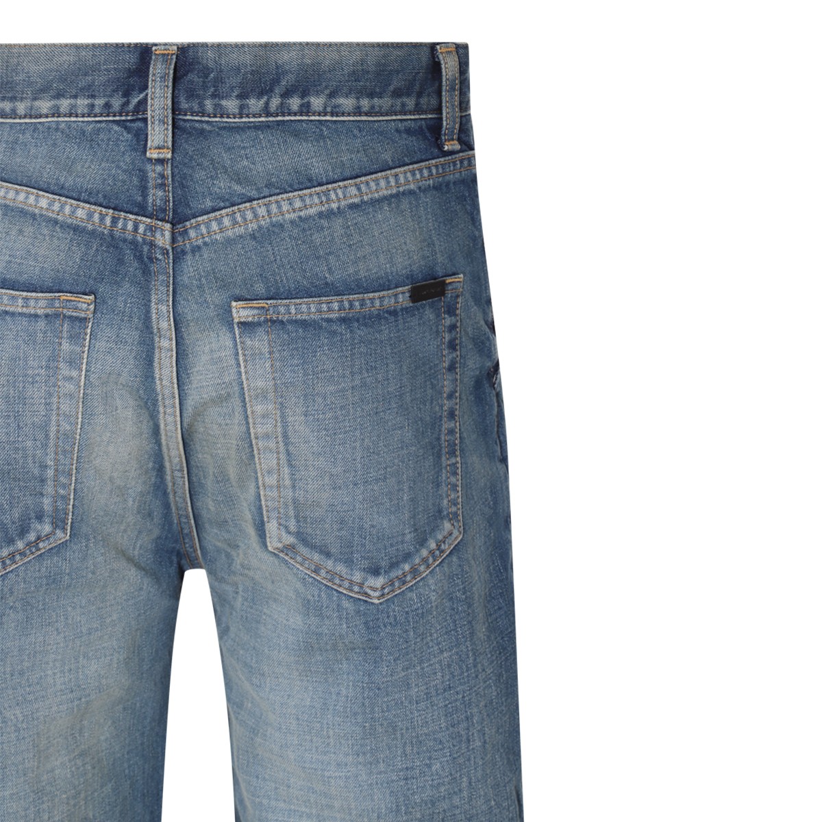 BLUE DENIM WIDE LEG JEANS BLUE DENIM WIDE LEG JEANS