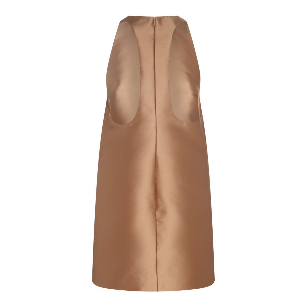 SAND SILK BLEND DUCHESSE DRESS SAND SILK BLEND DUCHESSE DRESS