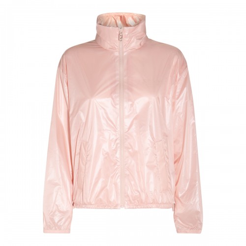 PINK VYNIL BAGUETTE CASUAL JACKET