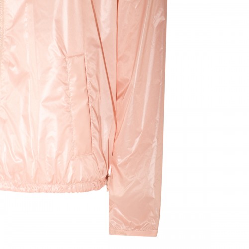 PINK VYNIL BAGUETTE CASUAL JACKET