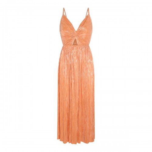 PEACH LONG DRESS