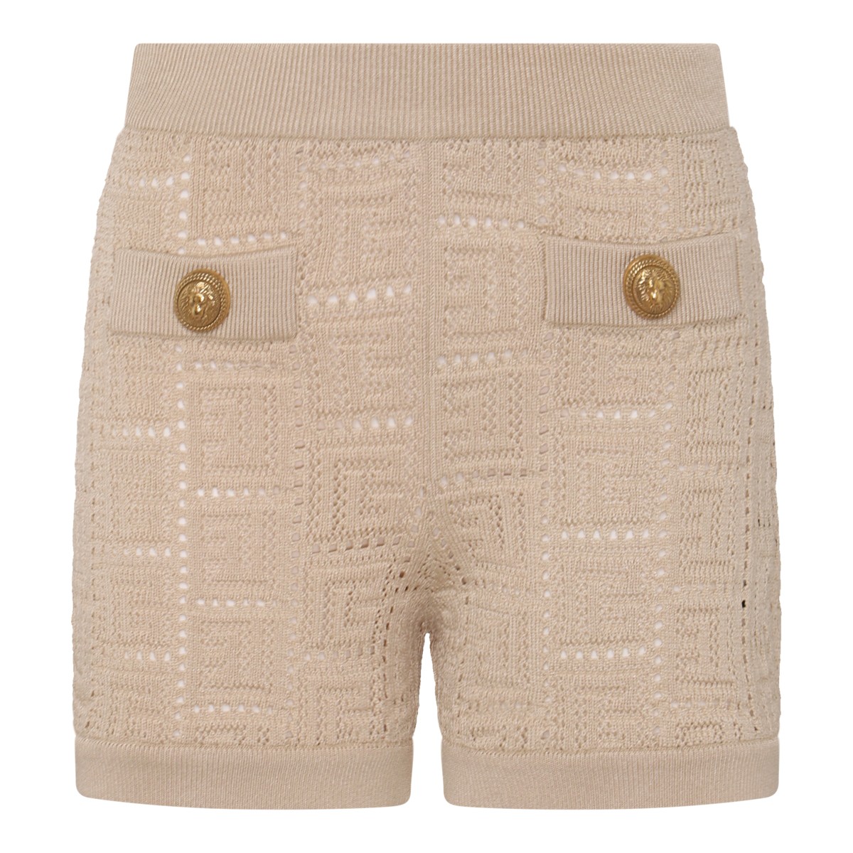 FICELLE VISCOSE KNITTED SHORTS