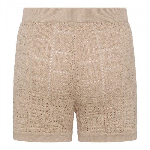 FICELLE VISCOSE KNITTED SHORTS