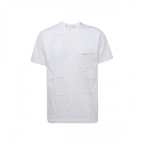 WHITE COTTON T-SHIRT