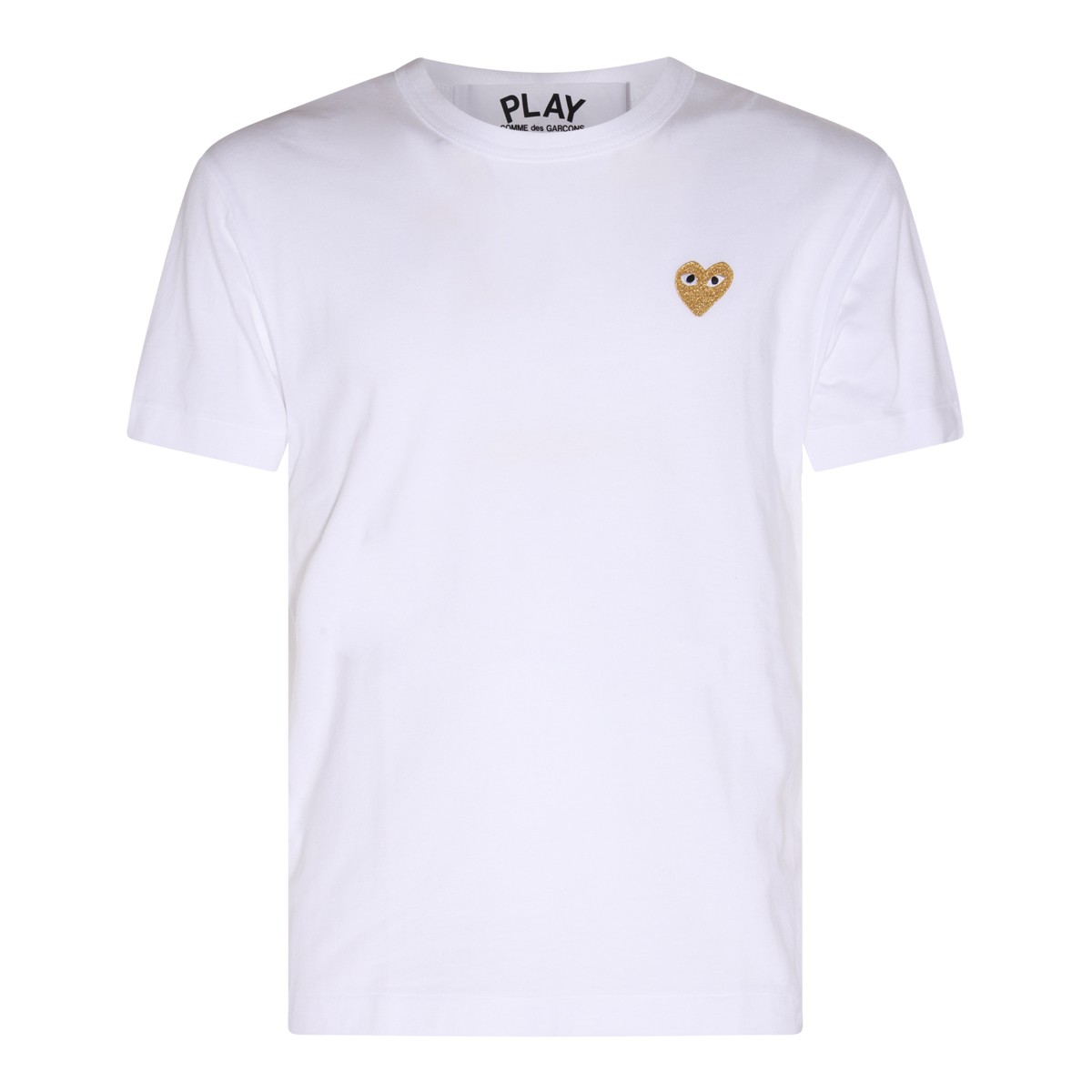 WHITE COTTON T-SHIRT