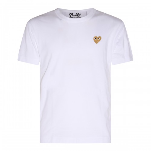 WHITE COTTON T-SHIRT