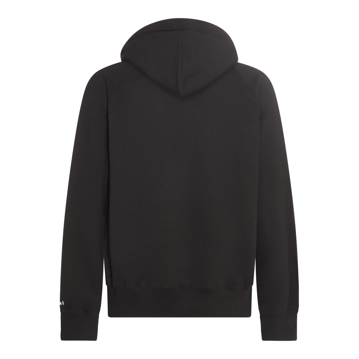 BLACK AND WHITE COTTON SWEATSHIRT BLACK AND WHITE COTTON SWEATSHIRT