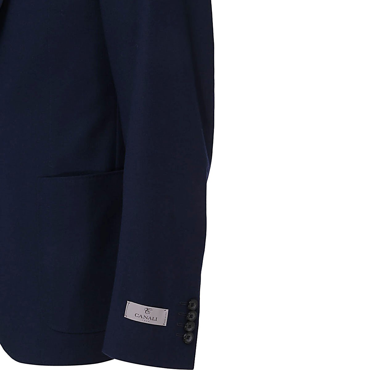 BLUE WOOL BLEND BLAZER BLUE WOOL BLEND BLAZER