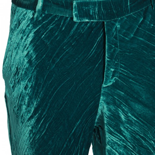 GREEN FROISS VELVET PANTS