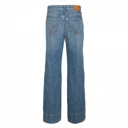 BLUE COTTON DENIM JEANS