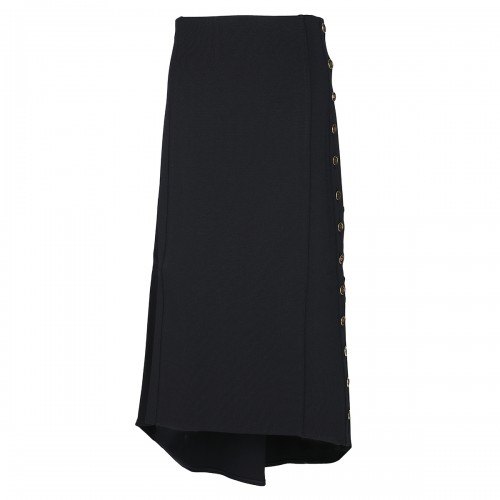 BLACK MIDI SKIRT