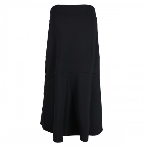 BLACK MIDI SKIRT