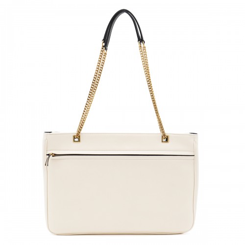 WHITE AND BLACK SHOULDER BAG