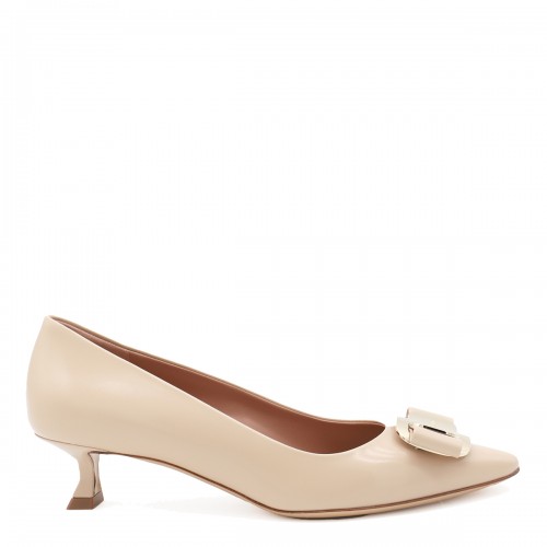 SALVATORE FERRAGAMO Nude orders Heels with Bow