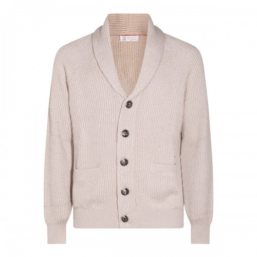 BEIGE COTTON KNITWEAR