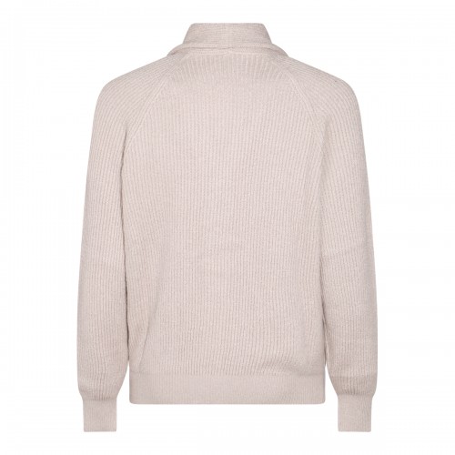 BEIGE COTTON KNITWEAR