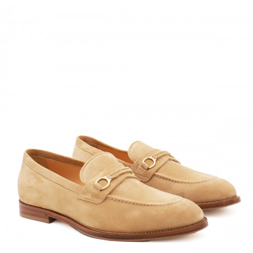 CAMEL LOAFERS