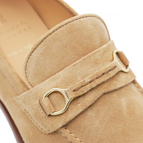 CAMEL LOAFERS