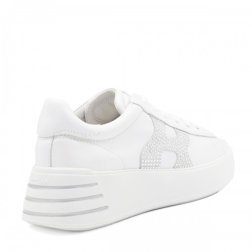 WHITE LEATHER SNEAKERS