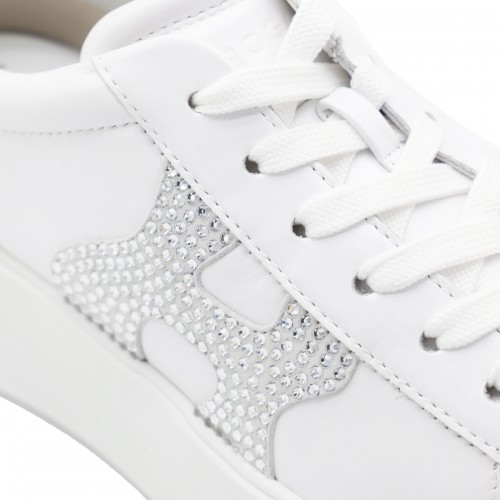 WHITE LEATHER SNEAKERS