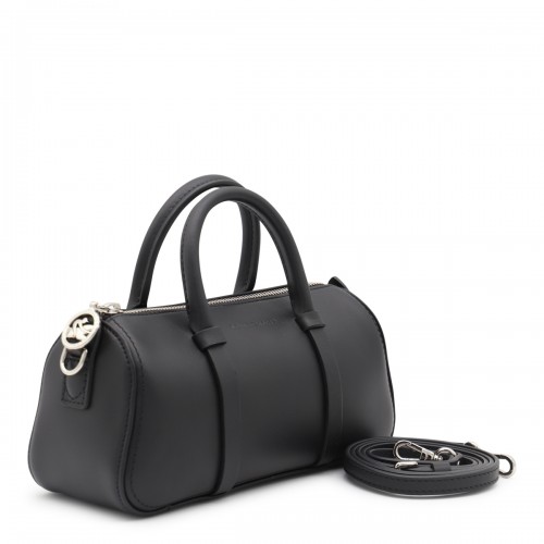 BLACK LEATHER S DAYLONG TOP HANDLE BAG