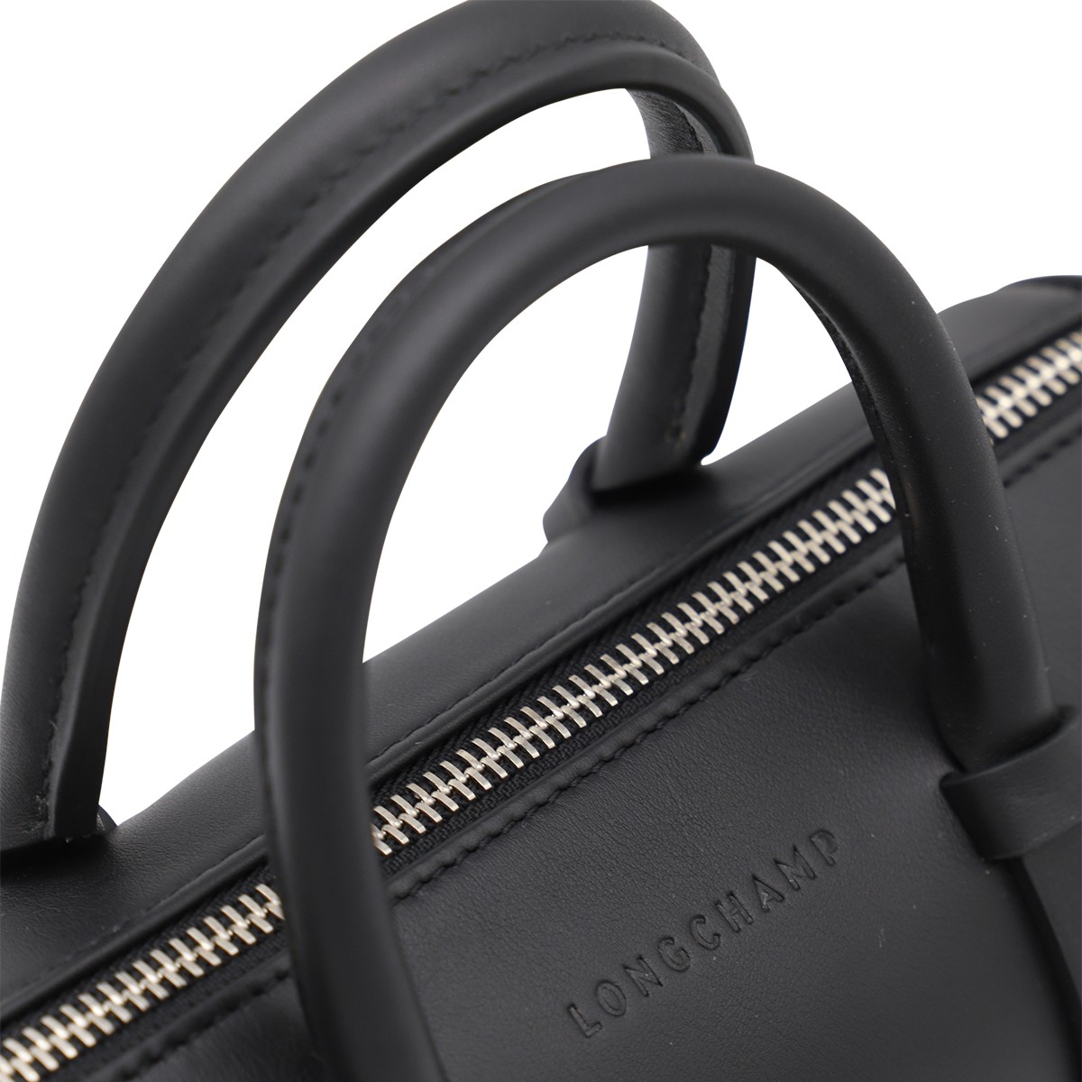 BLACK LEATHER S DAYLONG TOP HANDLE BAG BLACK LEATHER S DAYLONG TOP HANDLE BAG