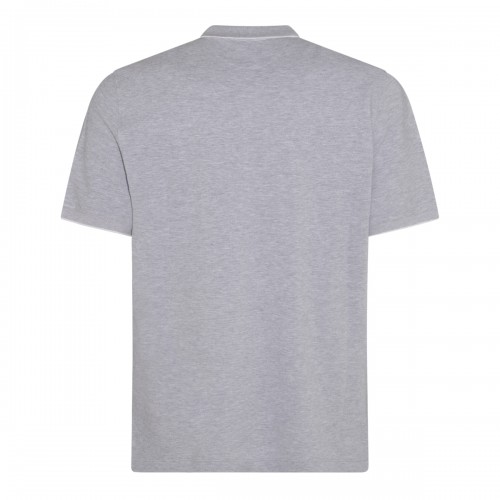 GREY COTTON POLO SHIRT