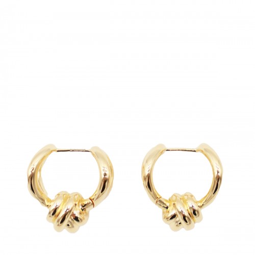 GOLD TONE SILVER EARRINGS