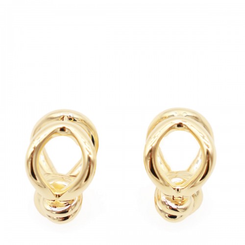 GOLD TONE SILVER EARRINGS