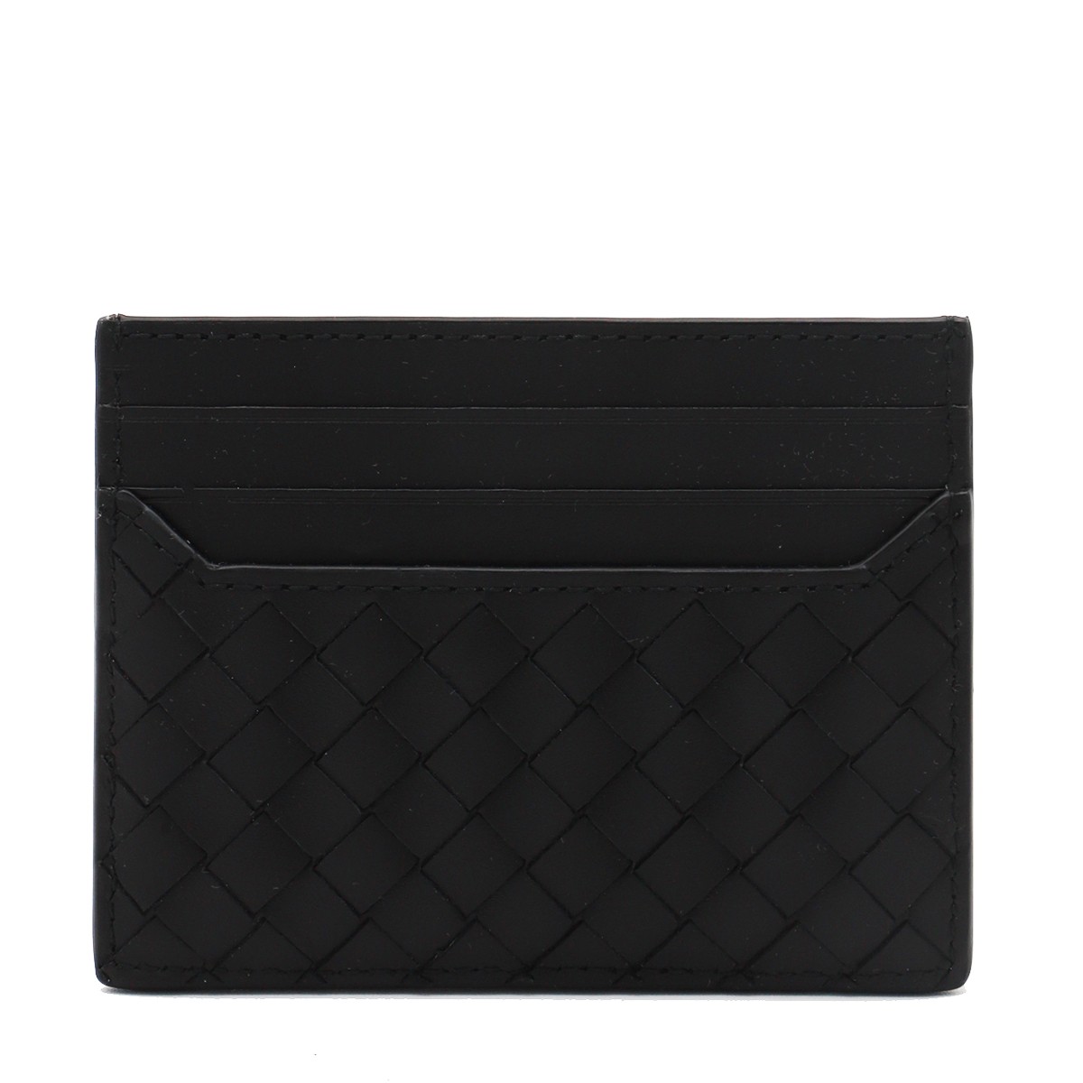 BLACK LEATHER CARD HOLDER