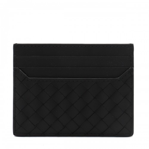 BLACK LEATHER CARD HOLDER