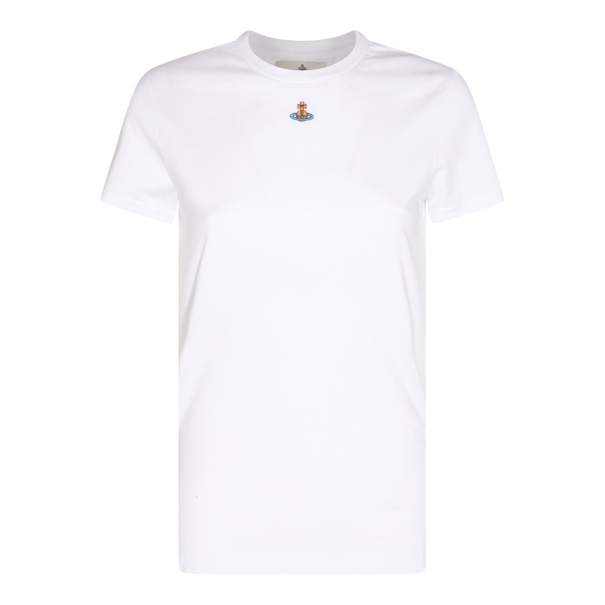 WHITE COTTON T-SHIRT