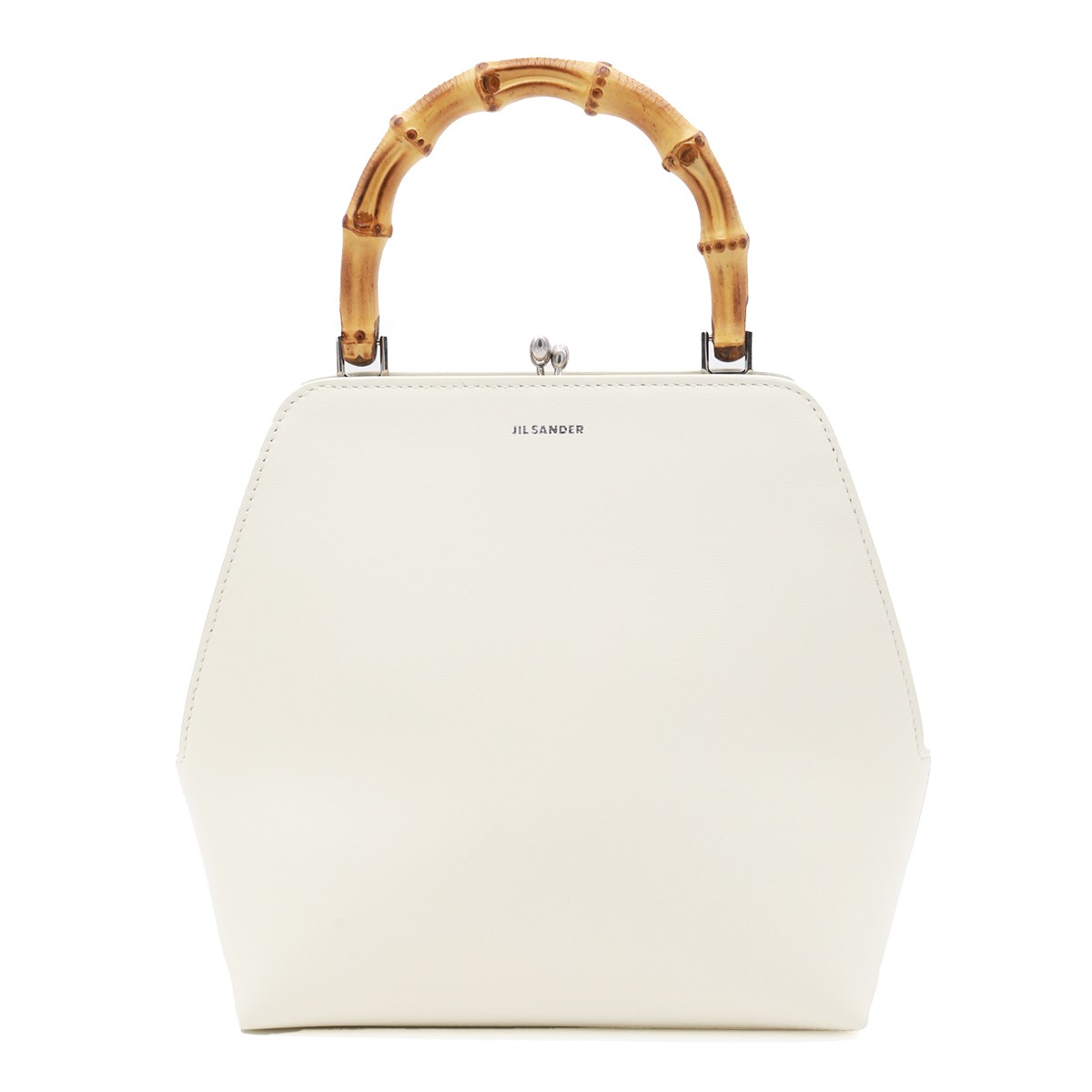 WHITE LEATHER SHOULDER BAG