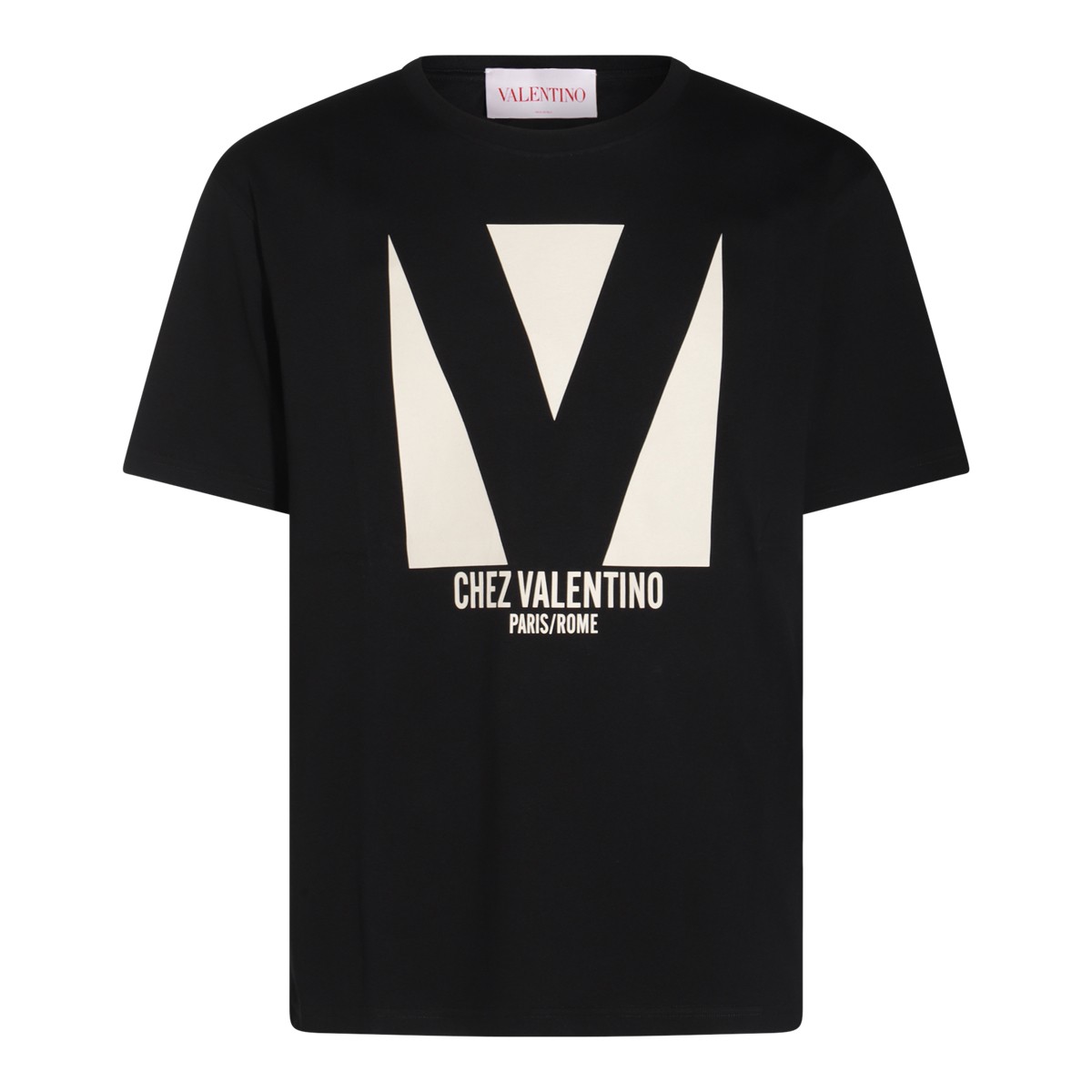 BLACK COTTON T-SHIRT