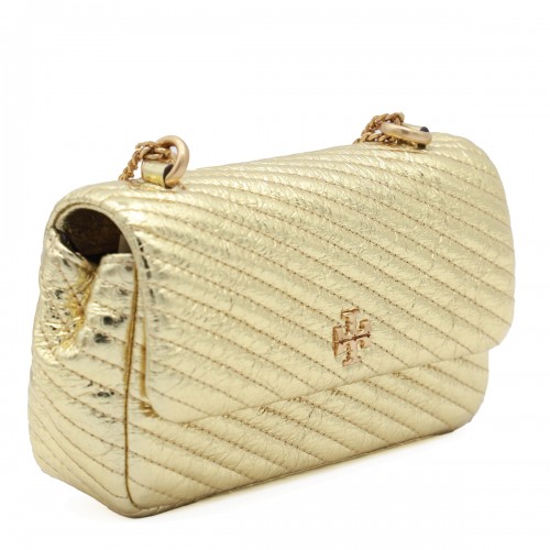 GOLD TONE CROSSBODY BAG