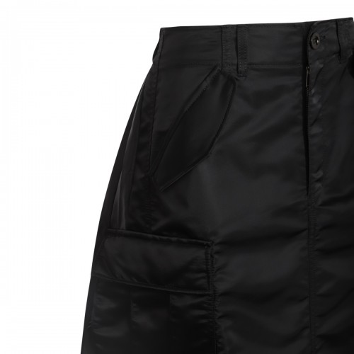 BLACK NYLON SKIRT