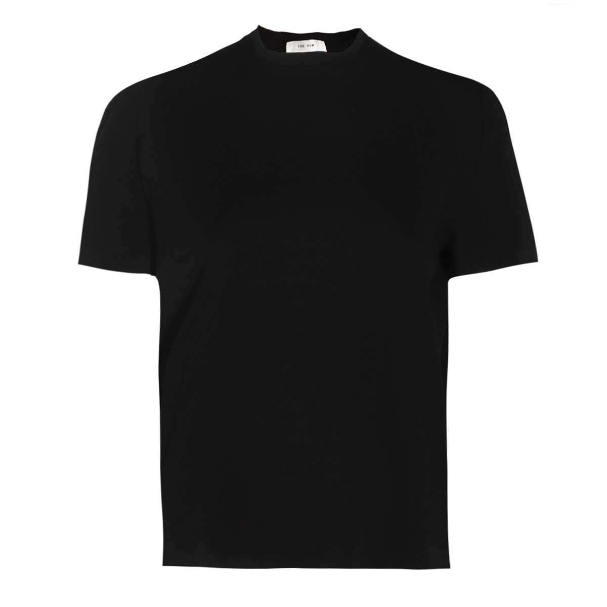 BLACK COTTON T-SHIRT