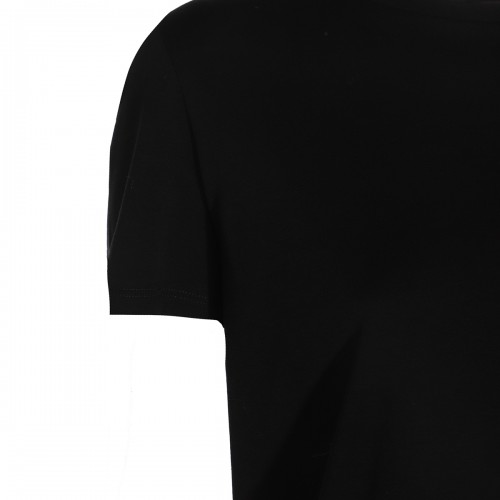 BLACK COTTON T-SHIRT