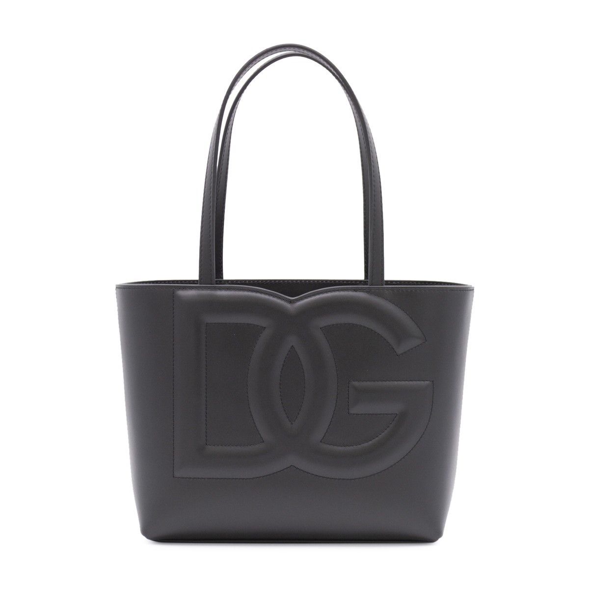 BLACK LEATHER TOTES