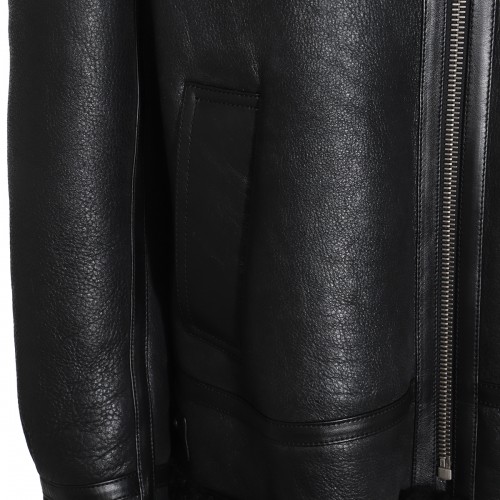 BLACK LEATHER JACKET