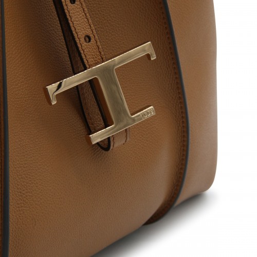 BROWN LEATHER TIMELESS SHOULDER BAG