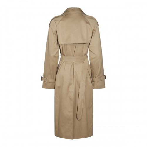 BEIGE COTTON TRENCH COAT