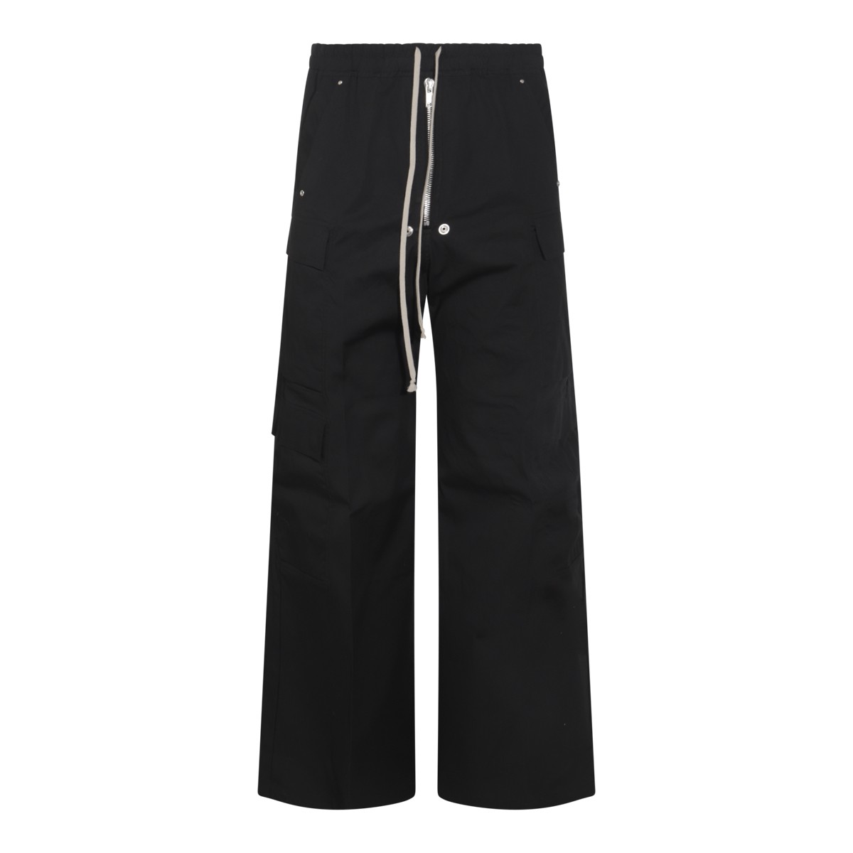 BLACK CARGO PANTS