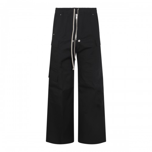 BLACK CARGO PANTS