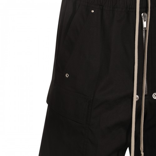 BLACK CARGO PANTS