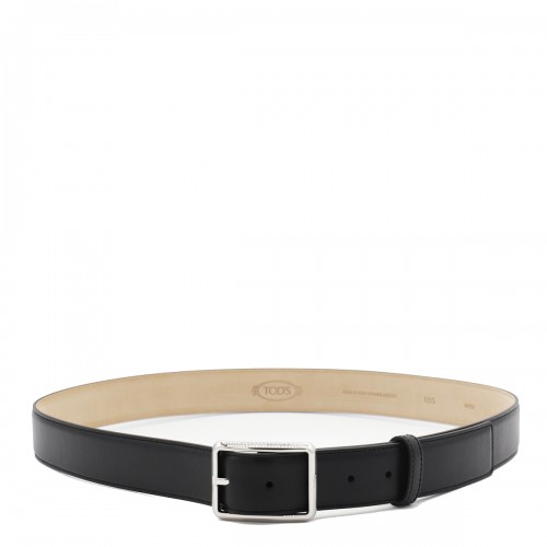 BLACK LEATHER BELT