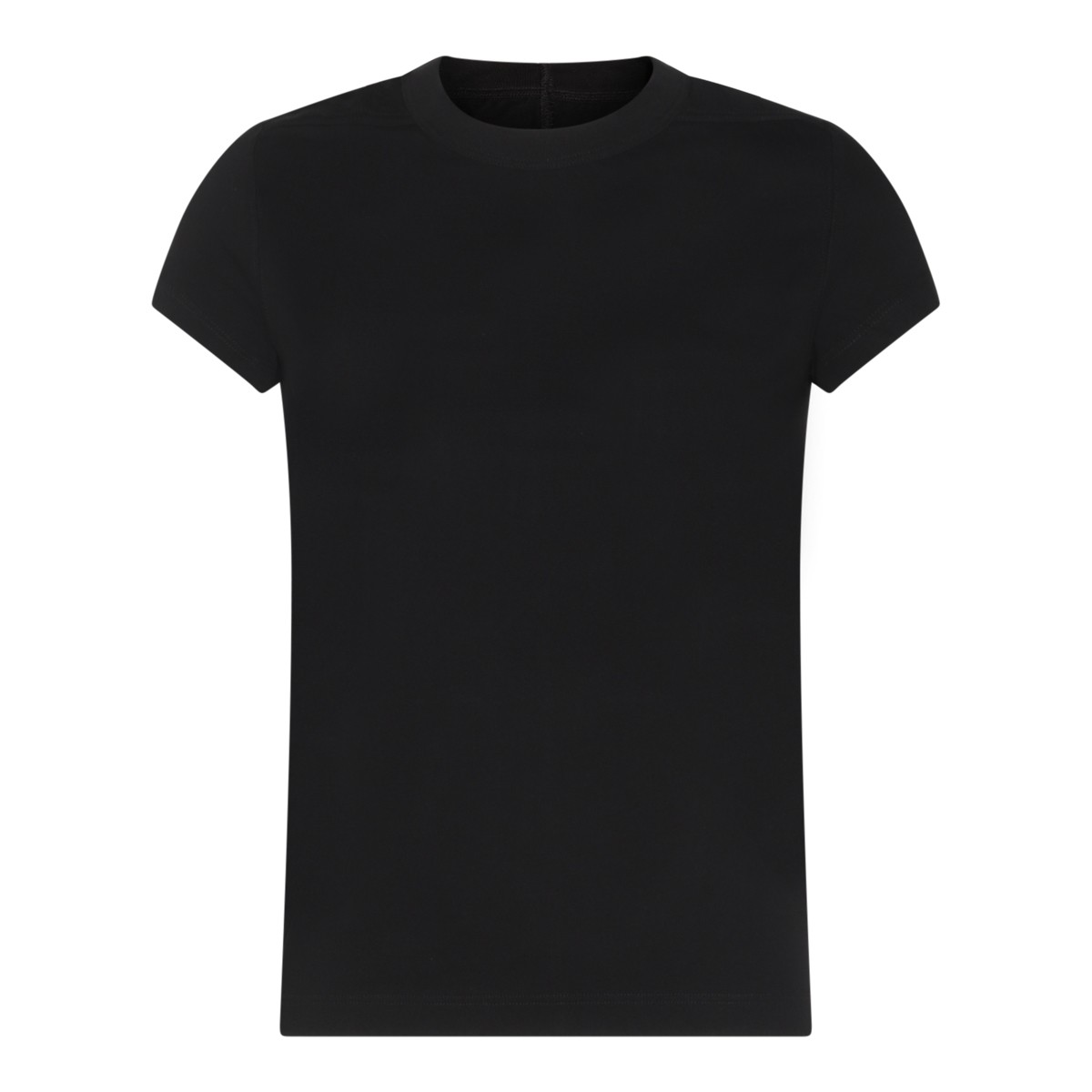 BLACK COTTON T-SHIRT