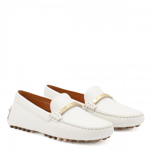 WHITE LOAFERS