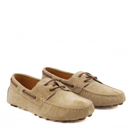 BEIGE LEATHER LOAFERS 2