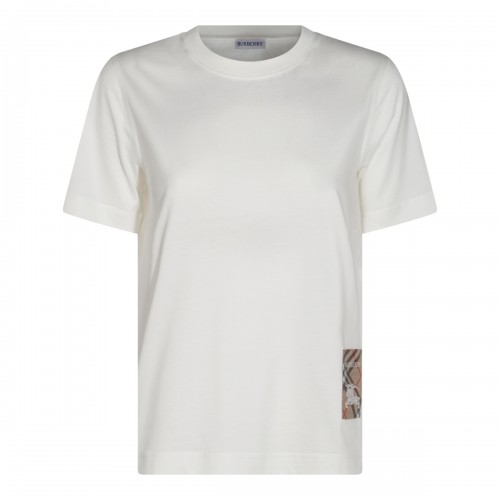 WHITE COTTON T-SHIRT